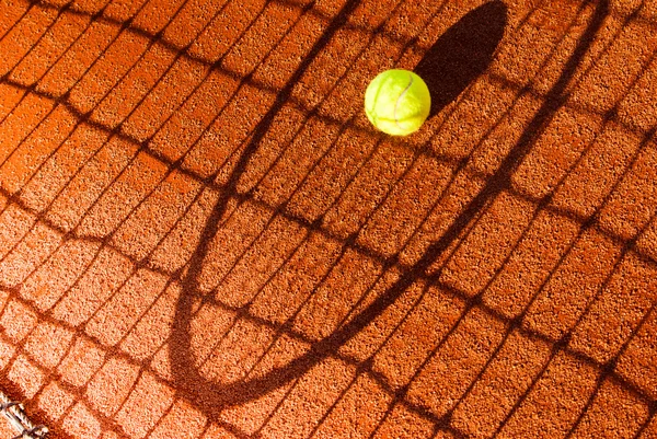 Tennis shadow abstract — Stock Photo, Image