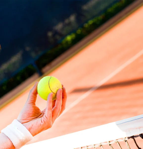 เล่นเทนนิส — ภาพถ่ายสต็อก