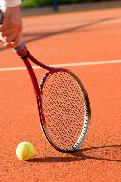 Tennis spielen — Stockfoto