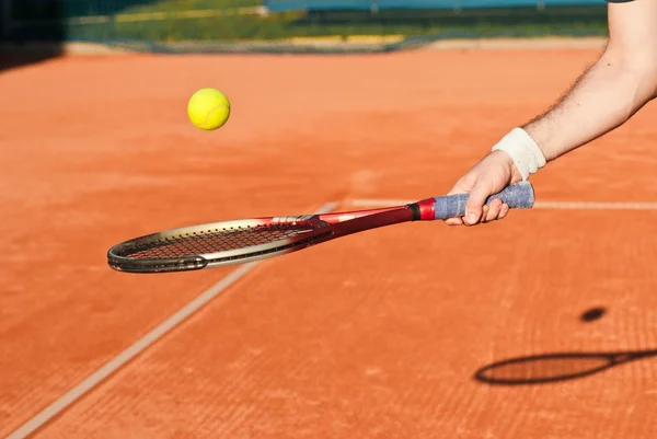 Playing tennis — Stock Photo, Image