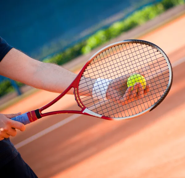 Teniszezés — Stock Fotó