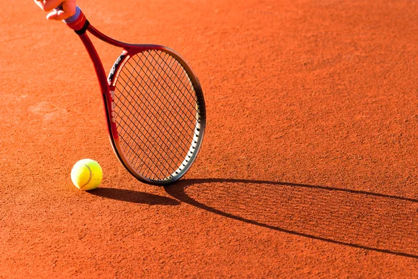 Playing tennis — Stock Photo, Image