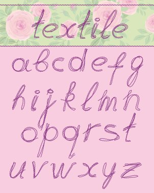 mektuplar, textil