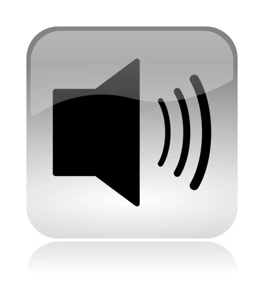 Interface web haut-parleur audio icône — Photo