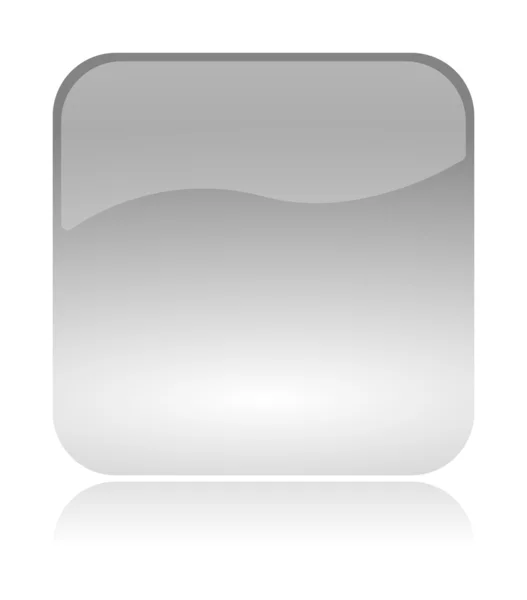 Boş, boş, beyaz bir web arayüzü simgesi — Stok fotoğraf