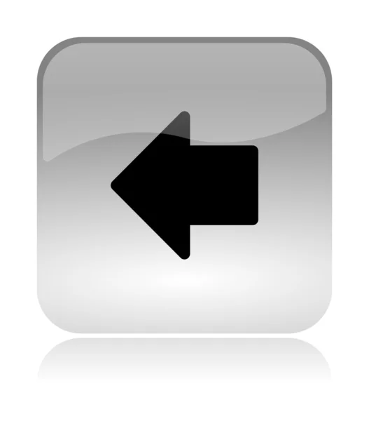Left arrow previous web interface icon — Stock Photo, Image