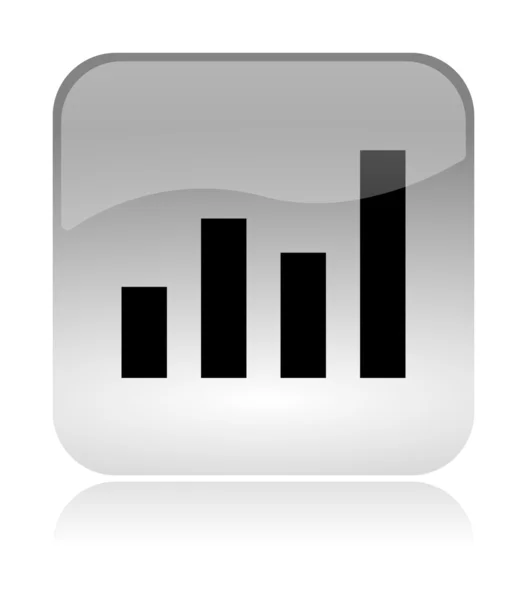 Statistieken grafiek web interface pictogram — Stockfoto