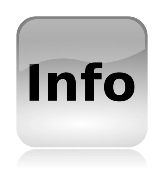 Informacje, info, ikony interfejs www — Zdjęcie stockowe