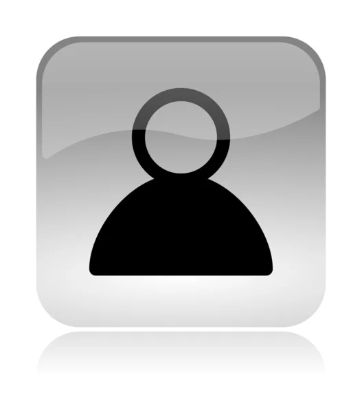 Ikona uživatelského profilu webové rozhraní — Stock fotografie