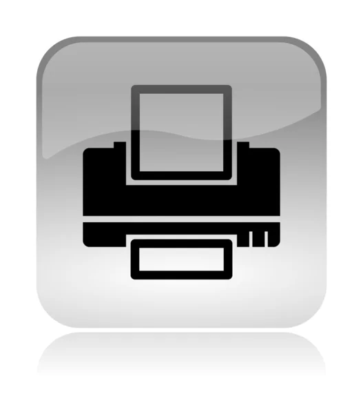 Εικονίδιο διεπαφή web εκτυπωτή — Φωτογραφία Αρχείου