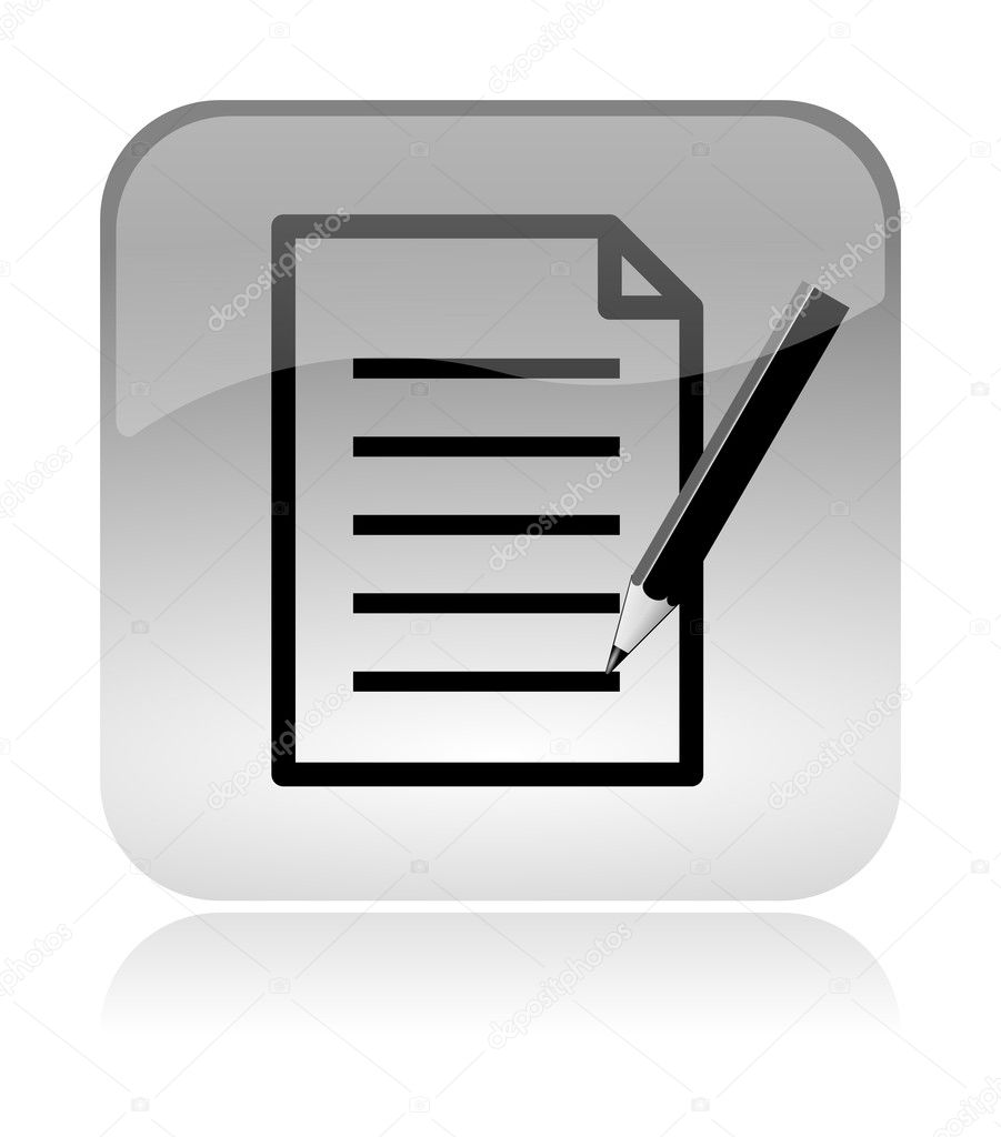 Fill form and document web interface icon