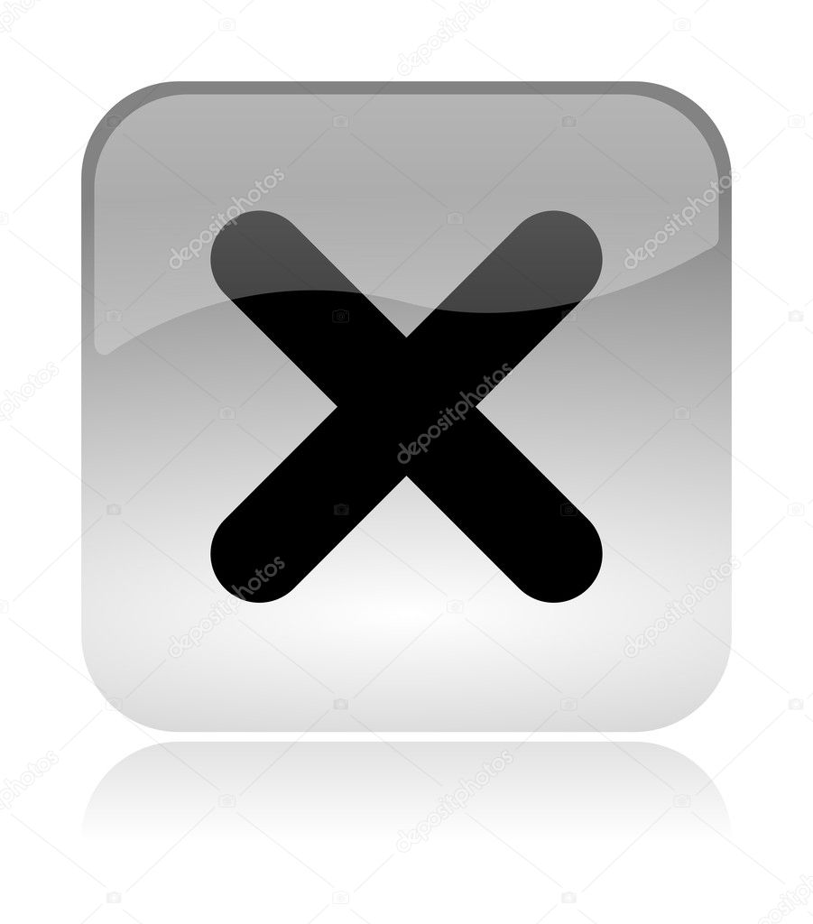 Cross, uncheck, web interface icon