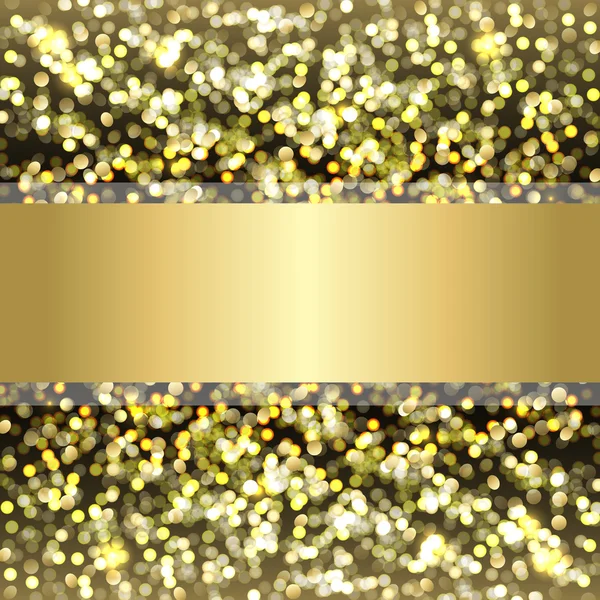 黄金背景散焦 — 图库矢量图片