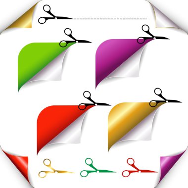 Corners And Scissors clipart