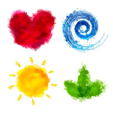 Watercolor Elements clipart