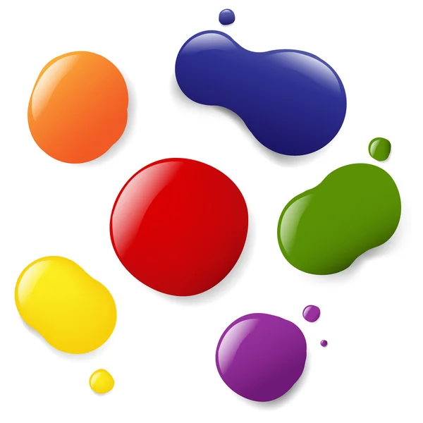 Set di bolle di colore — Vettoriale Stock