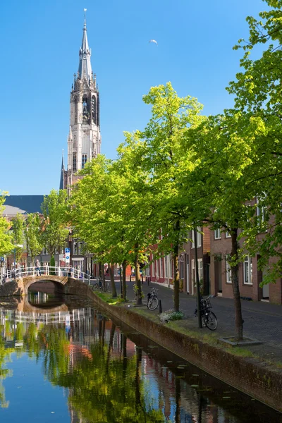 Delft kanal — Stok fotoğraf