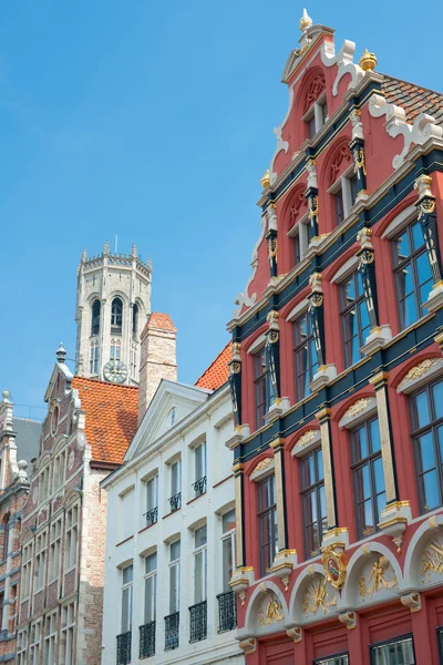 Здания Брюгге — стоковое фото