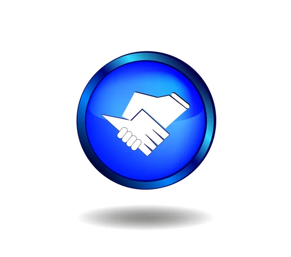 Icon handshake — Stock Vector