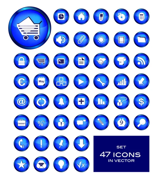 stock vector Icons Business