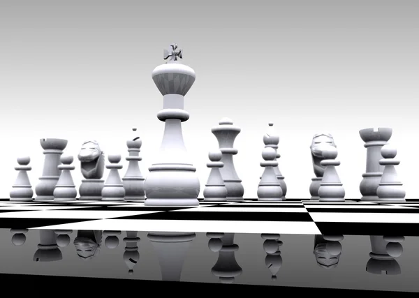 チェスの 3d — ストック写真