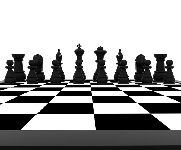 Schach - 3D — Stockfoto