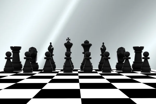 बुद्धिबळ 3D — स्टॉक फोटो, इमेज