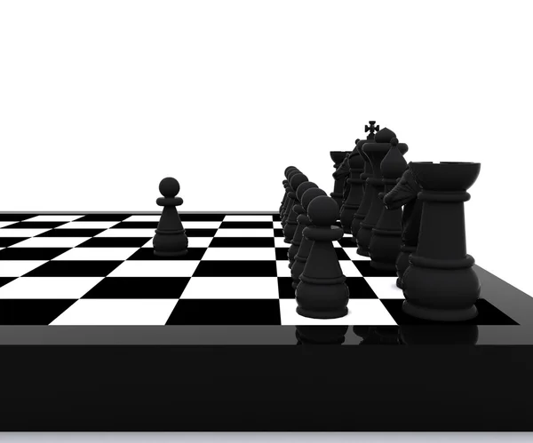 3D шахматы - пешка — стоковое фото