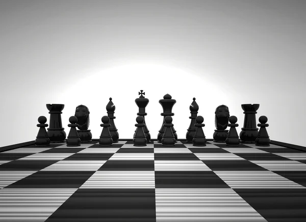 3D šachy — Stock fotografie
