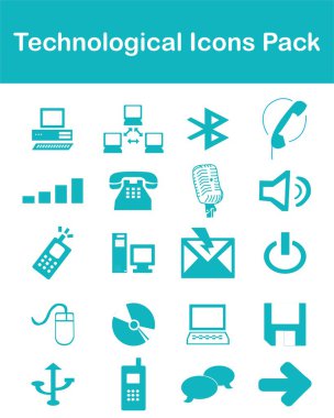 Technological Icons Pack clipart