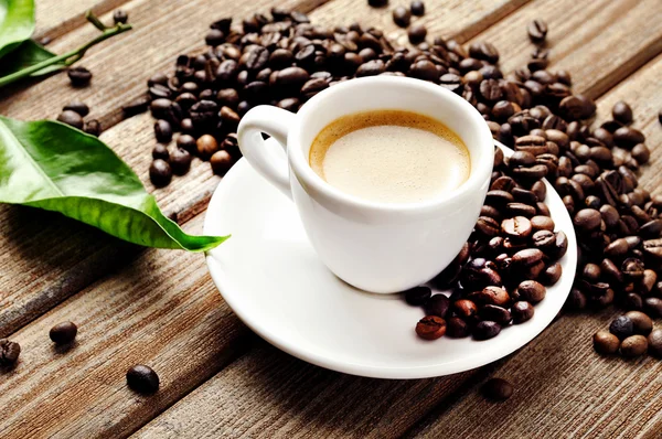 Forró csésze kávé — Stock Fotó