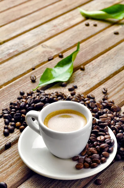 Hete kop koffie — Stockfoto