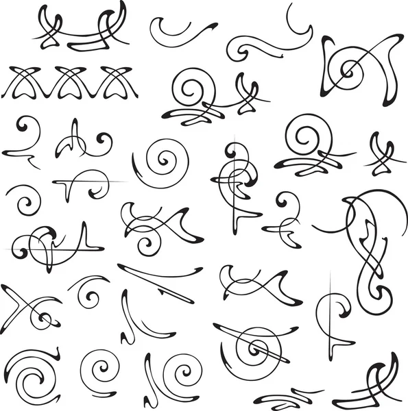 Conjunto de patrones para el diseño — Archivo Imágenes Vectoriales