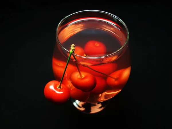 stock image Cherry dessert