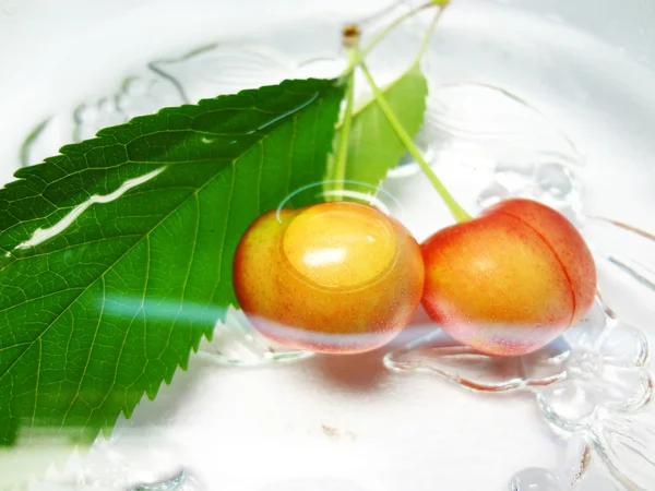 Cherry dessert — Stock Photo, Image