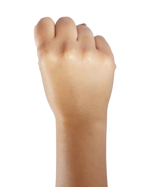 Женский кулак — стоковое фото