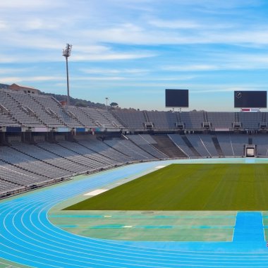 The Barcelona stadium clipart