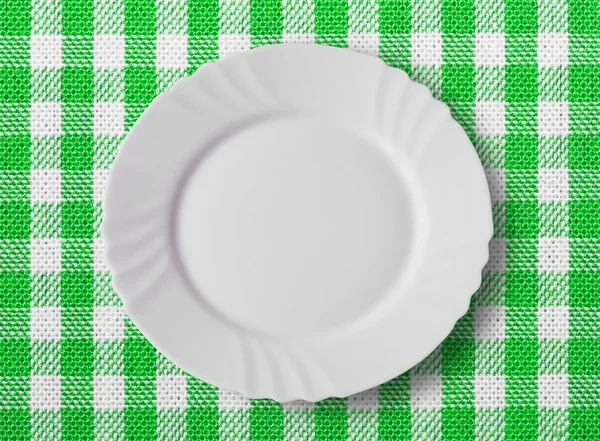 Gefüttertes Tischtuch — Stockfoto
