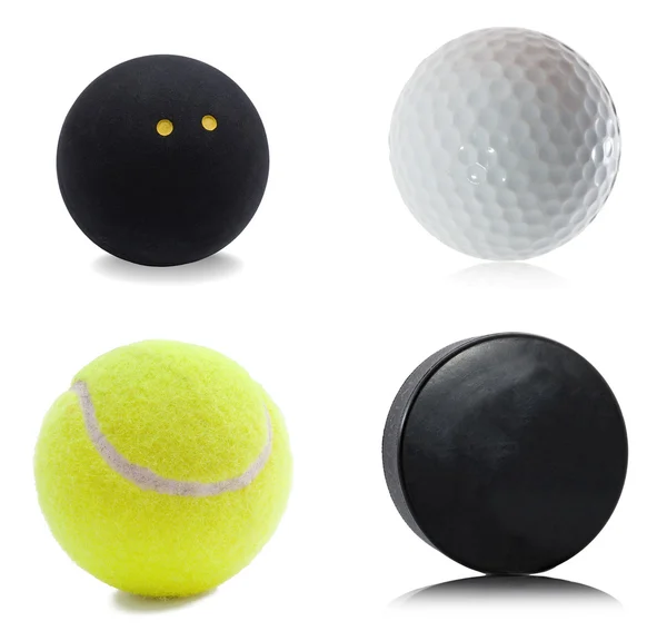 Комплект спортивных мячей — стоковое фото