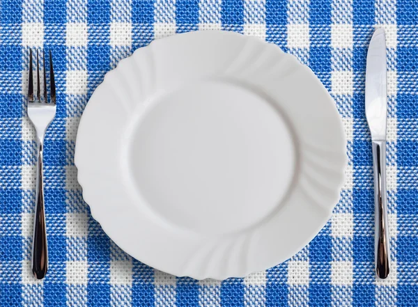 Gefüttertes Tischtuch — Stockfoto