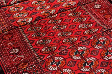 Few handmade carpets clipart