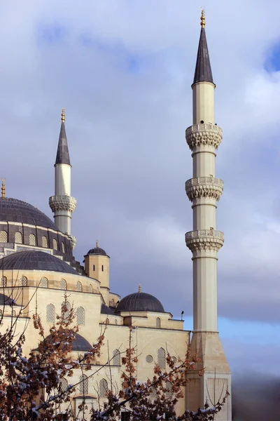 Neue Moschee in der Stadt (Fragment). aschkhabad. Türkmenistan. — Stockfoto