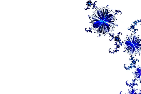 Fundo da flor. Paleta azul . — Fotografia de Stock