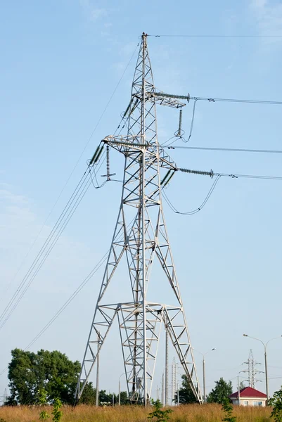 stock image Support of power line