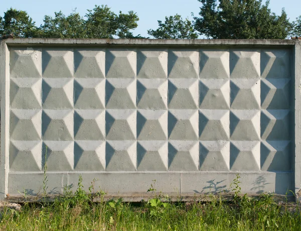 stock image Concrete fence