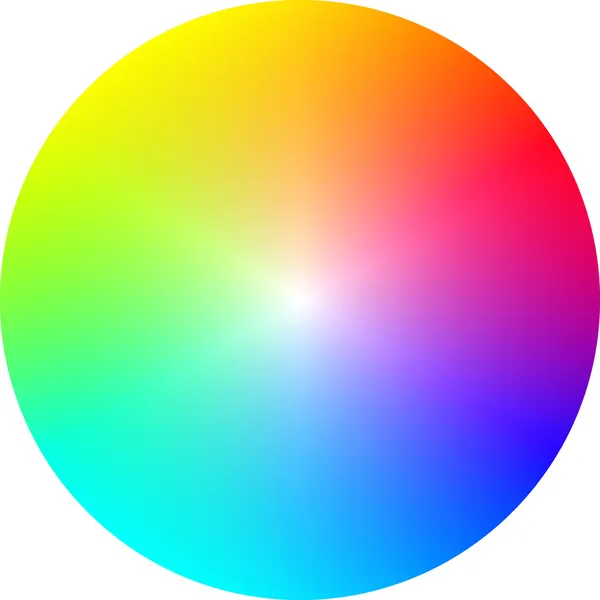 Espectro círculo de color Imagen De Stock