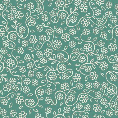 Floral seamless clipart