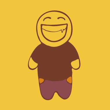 Laughing guy clipart