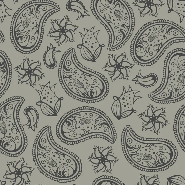 Paisley textura sin costuras — Archivo Imágenes Vectoriales