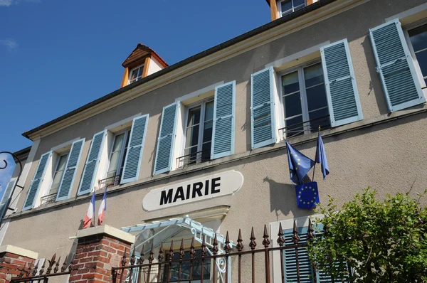 Ile de France, мерії Фолленвіль Деннмон — стокове фото
